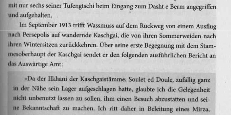 2. Hendrik Gröttrup: Wilhelm Wassmuss … Kaschgai (English version)
